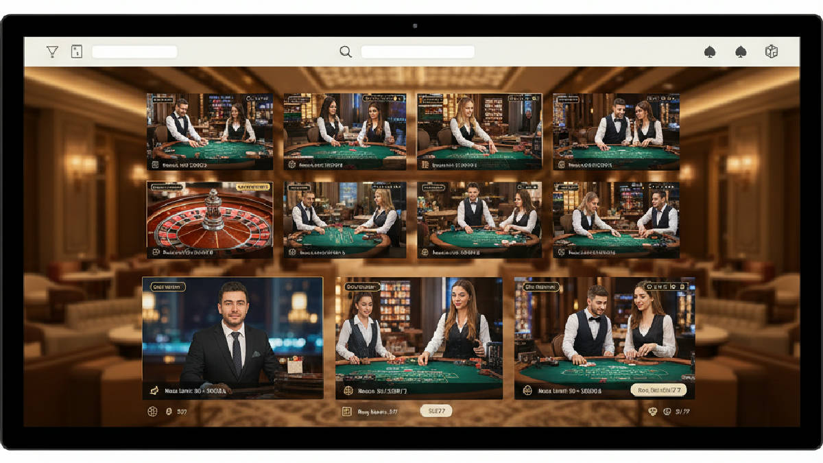 Hitpot canlı casino lobisi, 2026 yılında geniş oyun seçenekleri sunar.